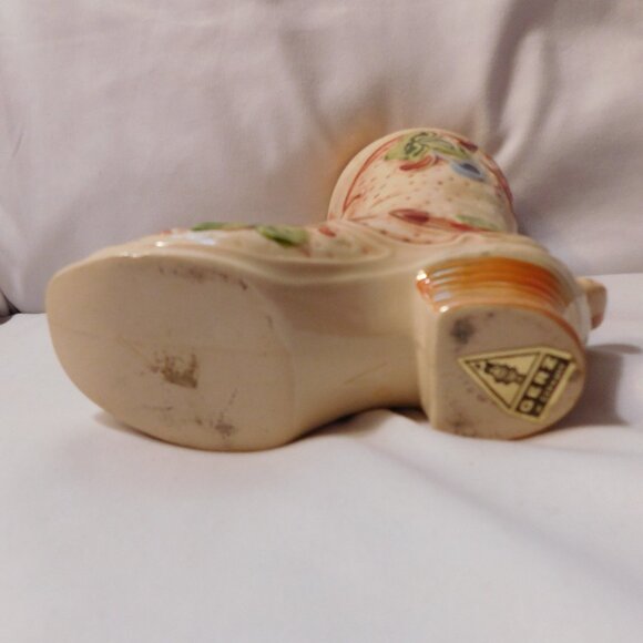 Vintage GERZ West Germany Ceramic Beer Stein Cowboy Boot Design - Picture 10 of 10